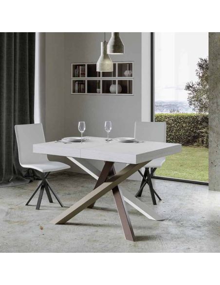 Tavolo da pranzo allungabile Aberdeen 4C 90x130/390 cm Tavolo da pranzo allungabile Aberdeen 4C 90x130/390 cm