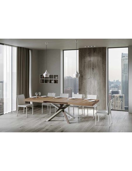 Tavolo da pranzo allungabile Aberdeen 4C 90x130/390 cm Tavolo da pranzo allungabile Aberdeen 4C 90x130/390 cm