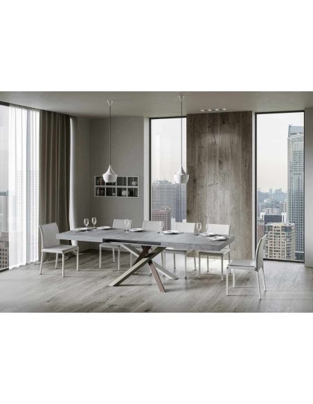 Tavolo da pranzo allungabile Aberdeen 4C 90x130/390 cm Tavolo da pranzo allungabile Aberdeen 4C 90x130/390 cm