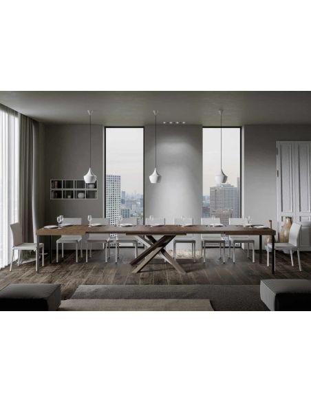 Tavolo da pranzo allungabile Aberdeen 4C 90x130/390 cm Tavolo da pranzo allungabile Aberdeen 4C 90x130/390 cm
