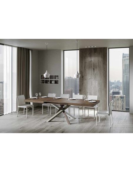 Tavolo da pranzo allungabile Aberdeen 4C 90x130/390 cm Tavolo da pranzo allungabile Aberdeen 4C 90x130/390 cm