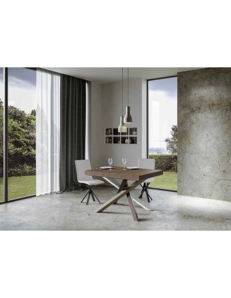 Tavolo da pranzo allungabile Aberdeen 4C 90x130/390 cm Tavolo da pranzo allungabile Aberdeen 4C 90x130/390 cm