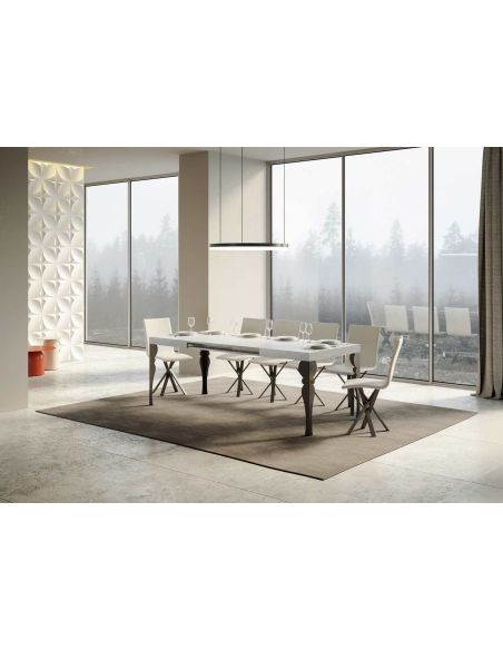 Tavolo allungabile design moderno Askim 90x130/390 cm Tavolo allungabile design moderno Askim 90x130/390 cm