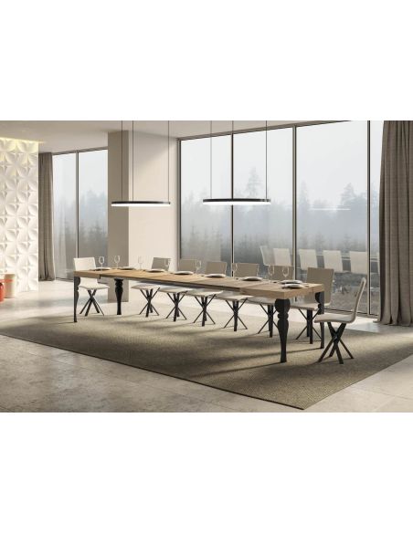 Tavolo allungabile design moderno Askim 90x130/390 cm Tavolo allungabile design moderno Askim 90x130/390 cm