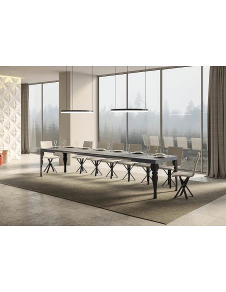 Tavolo allungabile design moderno Askim 90x130/390 cm Tavolo allungabile design moderno Askim 90x130/390 cm