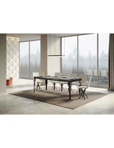 Tavolo allungabile design moderno Askim 90x130/390 cm Tavolo allungabile design moderno Askim 90x130/390 cm