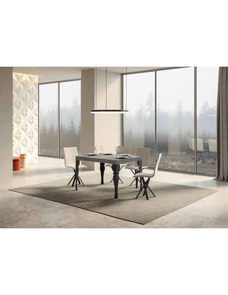 Tavolo allungabile design moderno Askim 90x130/390 cm Tavolo allungabile design moderno Askim 90x130/390 cm