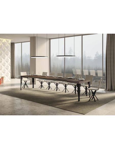 Tavolo allungabile design moderno Askim 90x130/390 cm Tavolo allungabile design moderno Askim 90x130/390 cm