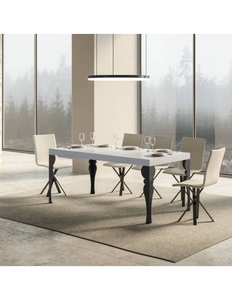 Tavolo allungabile design moderno Askim 90x160/420 cm
