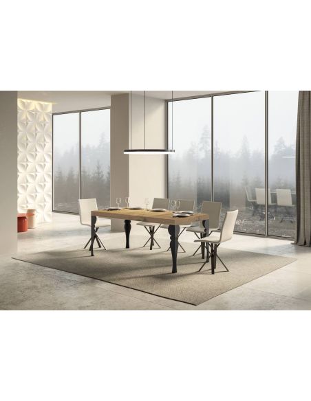 Tavolo allungabile design moderno Askim 90x160/420 cm