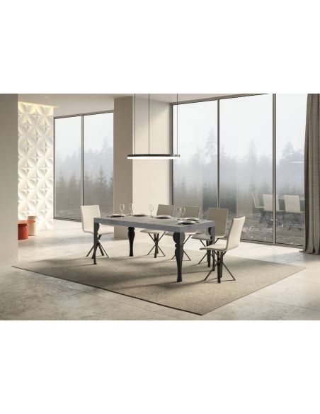 Tavolo allungabile design moderno Askim 90x160/420 cm