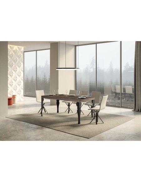 Tavolo allungabile design moderno Askim 90x160/420 cm