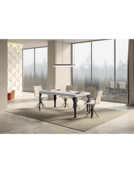 Tavolo allungabile design moderno Askim 90x180/440 cm
