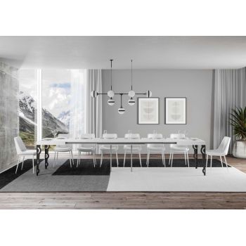 Tavolo da pranzo allungabile Narvik 90x160/420 2