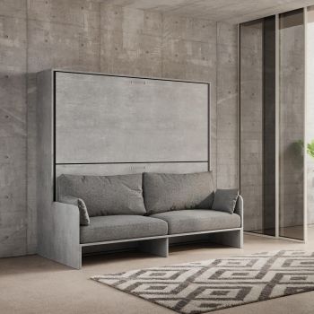 Letto a castello a scomparsa con divano Auda