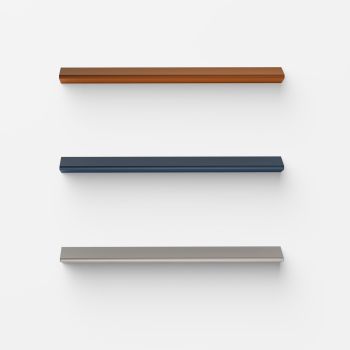 Mensola design moderno Wing in acciaio 60 cm o 90 cm 2