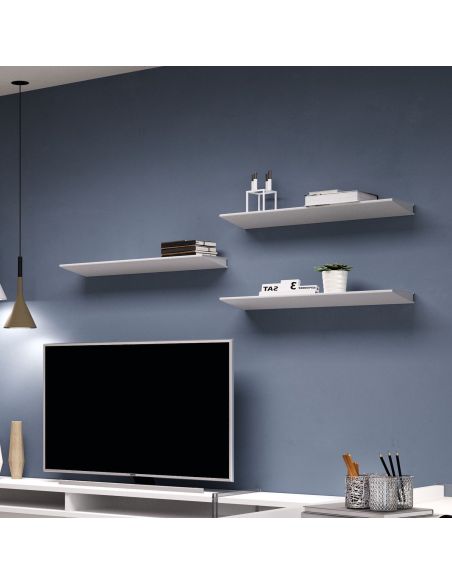 Mensola design moderno Wing in acciaio 60 cm o 90 cm Mensola design moderno Wing in acciaio 60 cm o 90 cm