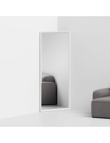 Specchiera angolare ingresso in alluminio Angle Vanity