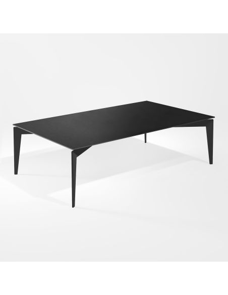 Nick tavolino da salotto design scandinavo in acciaio e vetro Nick tavolino da salotto design scandinavo in acciaio e vetro
