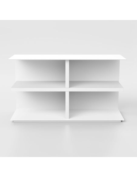 Mobile lato divano in acciaio e laminato Devon