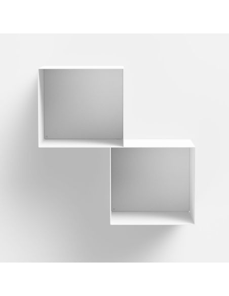 Cubi da parete in acciaio design moderno Naoki Cubi da parete in acciaio design moderno Naoki