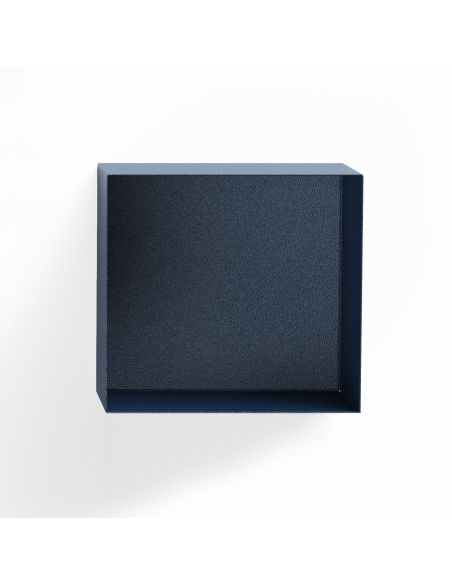 Cubo da parete in acciaio per soggiorno o camera Naoki