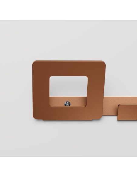 Appendiabiti da parete in acciaio design moderno Darrell Appendiabiti da parete in acciaio design moderno Darrell