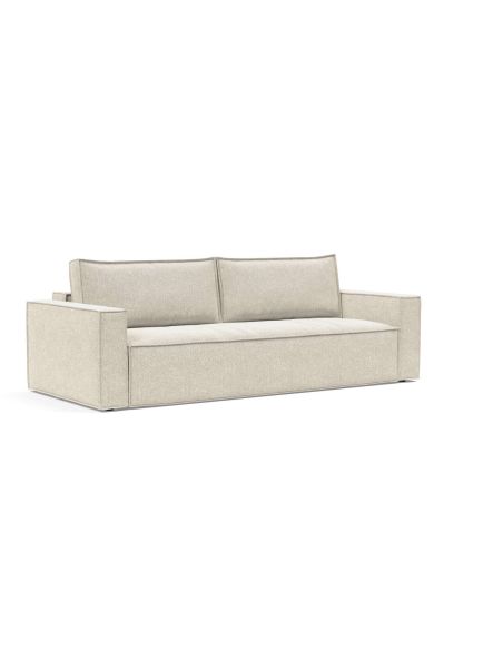 Divano letto matrimoniale Newilla - 357 Taura, Off White