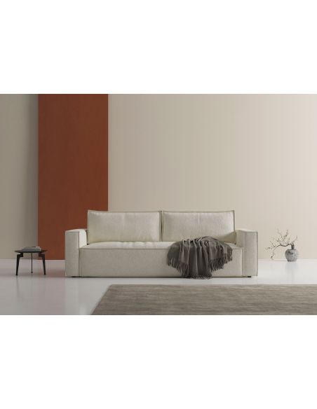Divano letto matrimoniale Newilla - 357 Taura, Off White