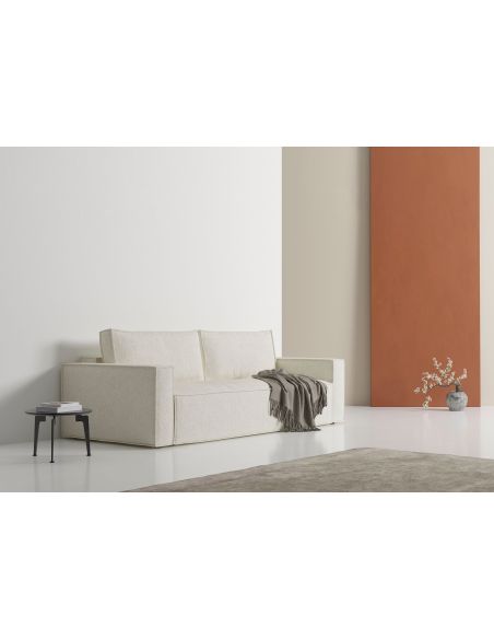 Divano letto matrimoniale Newilla - 357 Taura, Off White