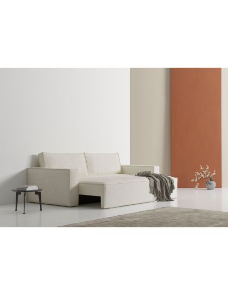 Divano letto matrimoniale Newilla - 357 Taura, Off White