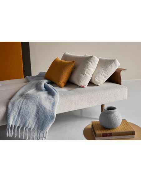 Divano letto Recast con braccioli a due posti - 357 Taura, Off White