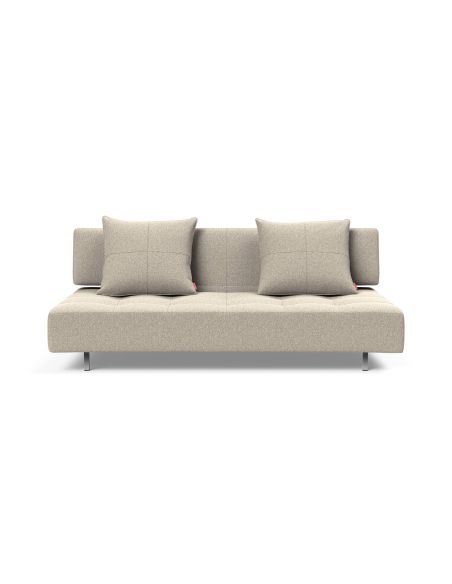 Divano letto matrimoniale su ruote 210 cm Longhorn - 539 Bouclé Beige