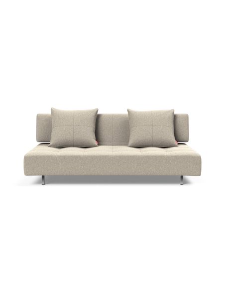 Divano letto matrimoniale su ruote 210 cm Longhorn - 539 Bouclé Beige