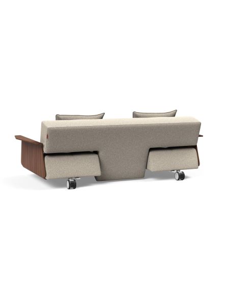 Divano letto matrimoniale con braccioli Longhorn - 539 Bouclé Beige