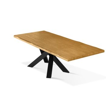 Tavolo da pranzo in legno massello 160 x 90 cm Modern 160 2