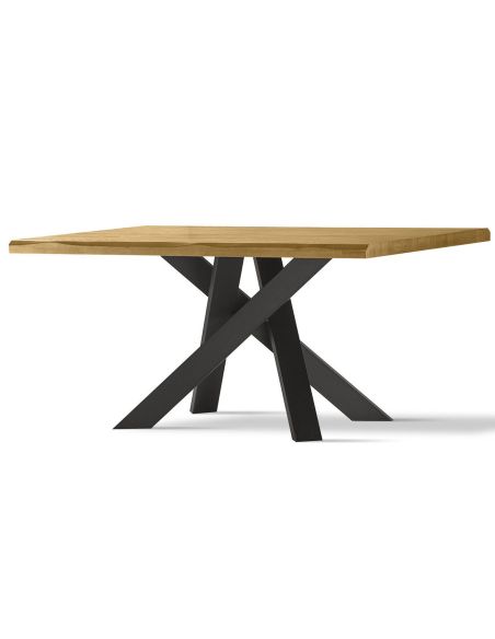 Tavolo da pranzo in legno massello 160 x 90 cm Modern 160 Tavolo da pranzo in legno massello 160 x 90 cm Modern 160