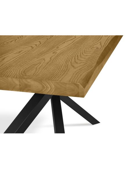 Tavolo da pranzo in legno massello 180 x 90 cm Modern 180 Tavolo da pranzo in legno massello 180 x 90 cm Modern 180