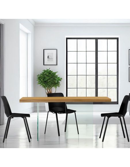 Tavolo da pranzo in legno massello 180 x 90 cm Easy 180 Tavolo da pranzo in legno massello 180 x 90 cm Easy 180