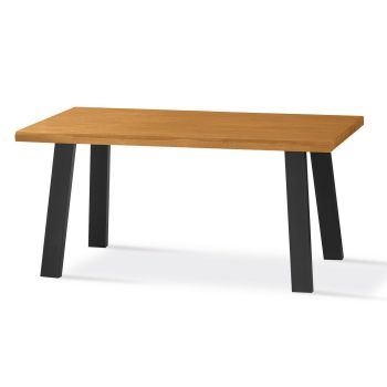 Tavolo da pranzo in legno massello 160 x 90 cm Simple 160 2