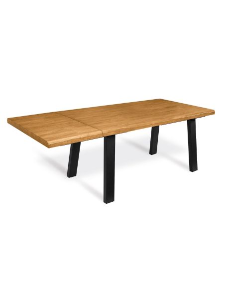 Tavolo da pranzo in legno massello 180 x 90 cm Simple 180