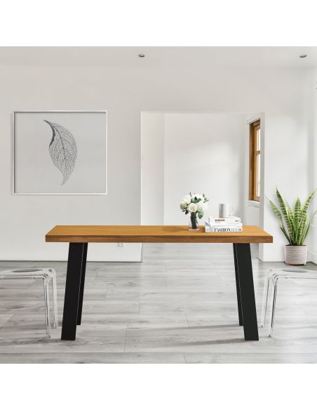 Tavolo da pranzo in legno massello 180 x 90 cm Simple 180 Tavolo da pranzo in legno massello 180 x 90 cm Simple 180