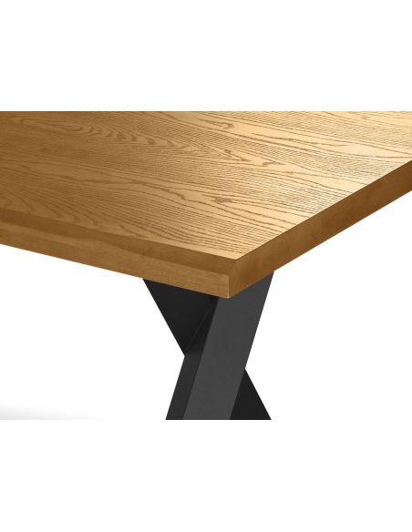 Tavolo da pranzo in legno massello 180 x 90 cm Xtreme 180