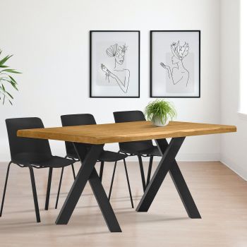 Tavolo da pranzo in legno massello 180 x 90 cm Xtreme 180 2