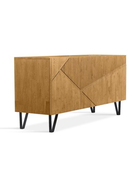 Madia moderna in legno massello Odam