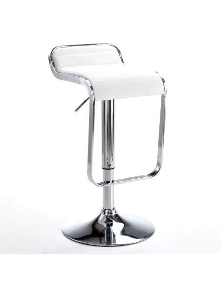 Sgabello cucina design moderno Zelda White Sgabello cucina design moderno Zelda White