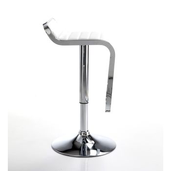 Sgabello cucina design moderno Zelda White 2