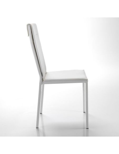 Coppia sedie moderne per sala pranzo Aksel White Coppia sedie moderne per sala pranzo Aksel White