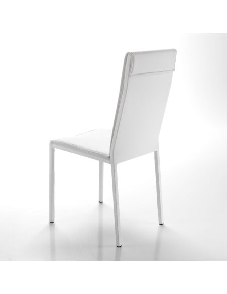 Coppia sedie moderne per sala pranzo Aksel White Coppia sedie moderne per sala pranzo Aksel White