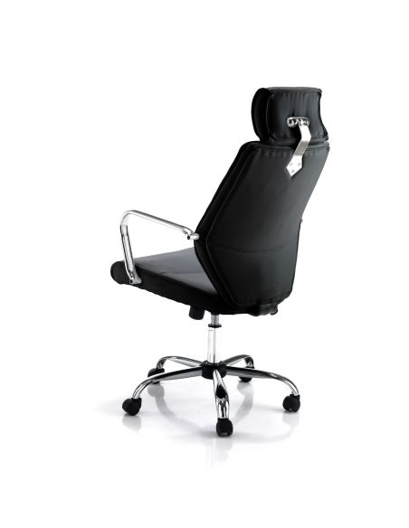 Sedia da ufficio in rete con poggiatesta Ergo